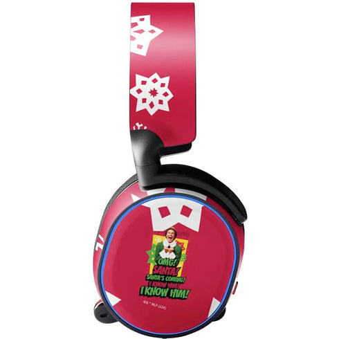 Elf OMG Santas Coming SteelSeries Arctis 3 Skin