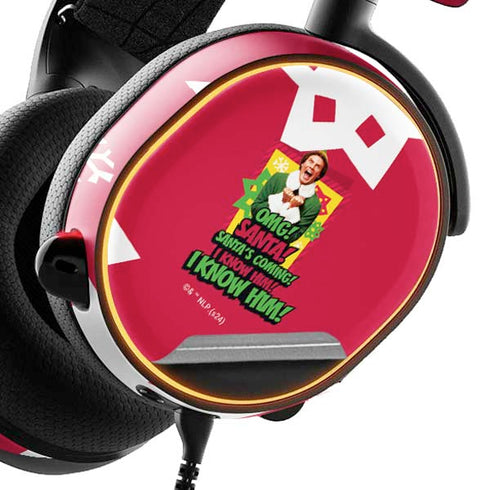 Elf OMG Santas Coming SteelSeries Arctis 3 Skin