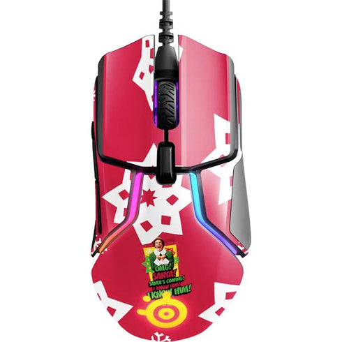 Elf OMG Santas Coming SteelSeries Rival 600 Gaming Mouse Skin