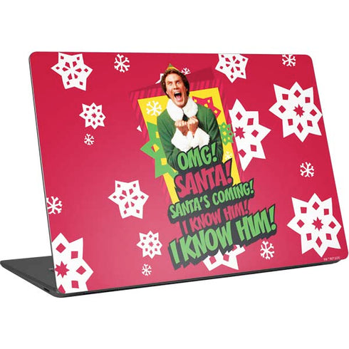 Elf OMG Santas Coming Surface Laptop 4 15in Skin