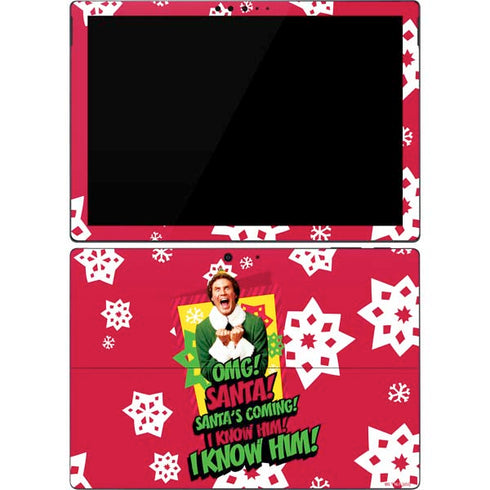 Elf OMG Santas Coming Surface Pro 7 Skin