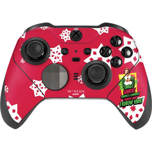 Elf OMG Santas Coming Xbox Elite Wireless Controller Series 2 Skin
