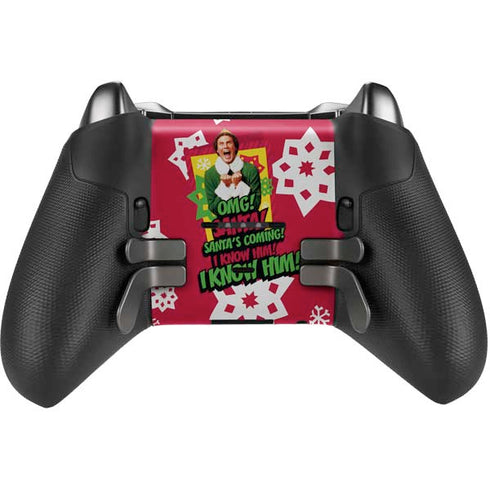 Elf OMG Santas Coming Xbox Elite Wireless Controller Series 2 Skin