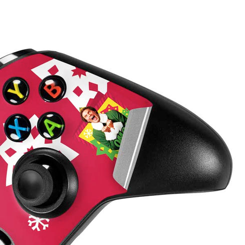 Elf OMG Santas Coming Xbox One X Controller Skin