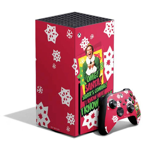 Elf OMG Santas Coming Xbox Series X Bundle Skin