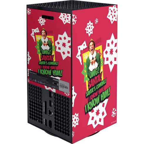 Elf OMG Santas Coming XBox Series X Digital Edition Bundle Skin