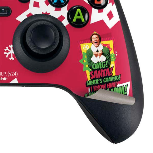 Elf OMG Santas Coming XBox Series X Digital Edition Bundle Skin