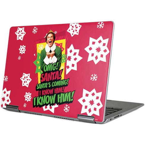 Elf OMG Santas Coming Yoga 710 14in Skin
