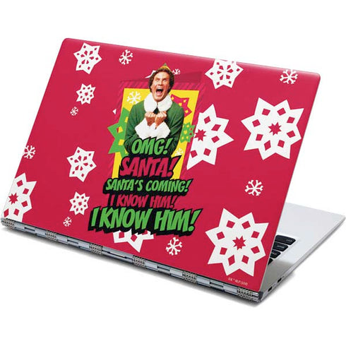 Elf OMG Santas Coming Yoga 910 2-in-1 14in Touch-Screen Skin