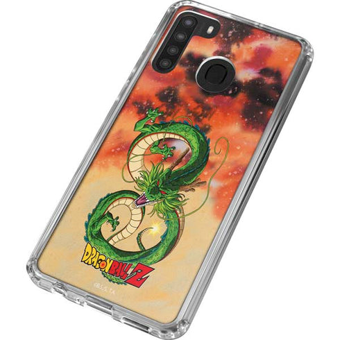 Dragon Ball Z One Wish Shenron Galaxy A21 Clear Case