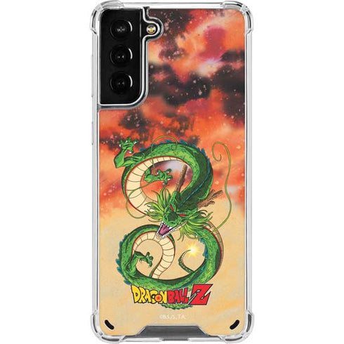 Dragon Ball Z One Wish Shenron Galaxy S21 Plus 5G Clear Case