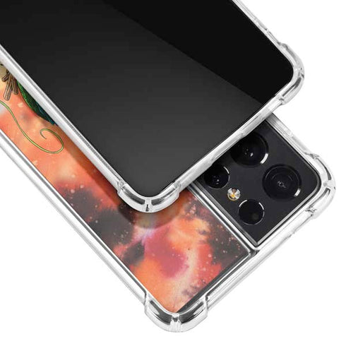 Dragon Ball Z One Wish Shenron Galaxy S21 Ultra 5G Clear Case