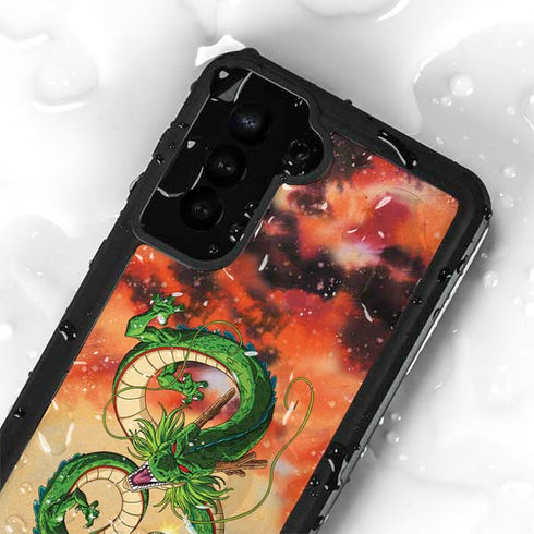 Dragon Ball Z One Wish Shenron Galaxy S24 Plus Waterproof Case
