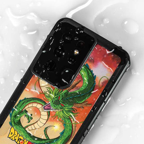 Dragon Ball Z One Wish Shenron Galaxy S24 Ultra Waterproof Case