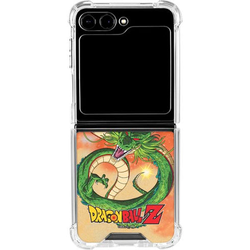 Dragon Ball Z One Wish Shenron Galaxy Z Flip5 5G Clear Case