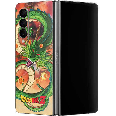 Dragon Ball Z One Wish Shenron Galaxy Z Fold4 5G Skin