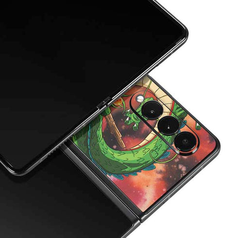 Dragon Ball Z One Wish Shenron Galaxy Z Fold4 5G Skin