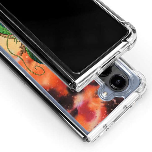 Dragon Ball Z One Wish Shenron Galaxy Z Fold5 5G Clear Case
