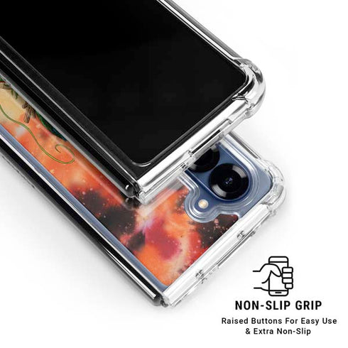 Dragon Ball Z One Wish Shenron Galaxy Z Fold7 Clear Case