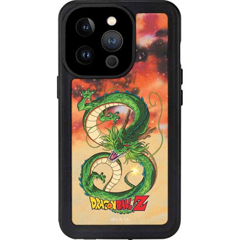 Dragon Ball Z One Wish Shenron iPhone 14 Pro Waterproof Case