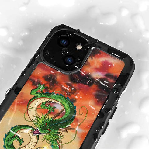 Dragon Ball Z One Wish Shenron iPhone 15 Plus Waterproof Case