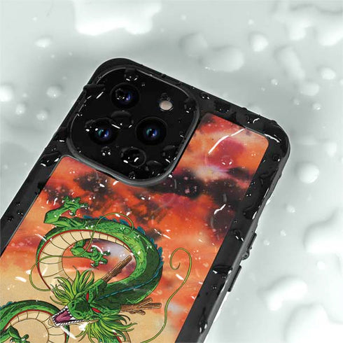 Dragon Ball Z One Wish Shenron iPhone 15 Pro Waterproof Case