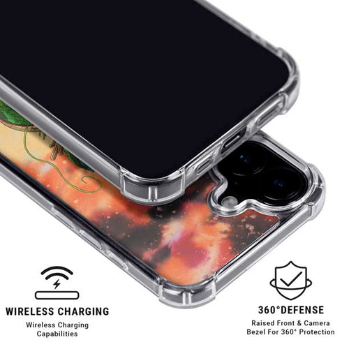 Dragon Ball Z One Wish Shenron iPhone 16 Clear Case