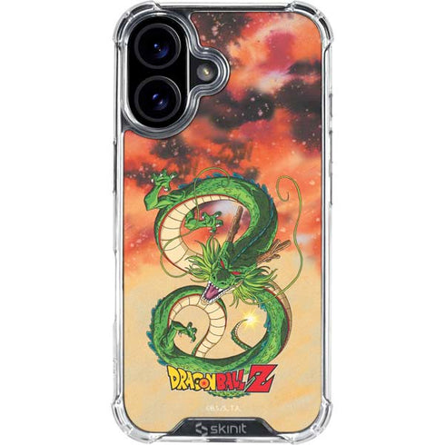 Dragon Ball Z One Wish Shenron iPhone 16 Plus Clear Case