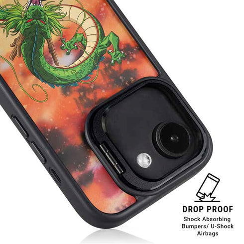 Dragon Ball Z One Wish Shenron iPhone 16e Kickstand Case