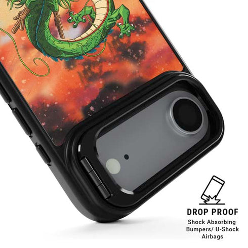 Dragon Ball Z One Wish Shenron iPhone 17 Air Kickstand Case