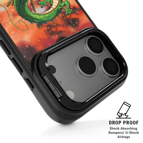 Dragon Ball Z One Wish Shenron iPhone 17 Pro Max Kickstand Case
