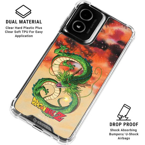 Dragon Ball Z One Wish Shenron Moto G Power 5G (2024) Clear Case