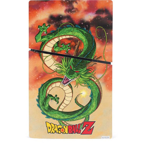Dragon Ball Z One Wish Shenron PS5 Slim Digital Edition Console Skin