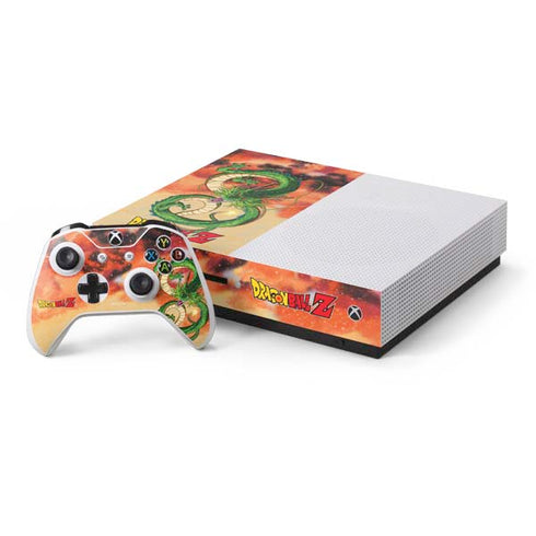 Dragon Ball Z One Wish Shenron Xbox One S Console and Controller Bundle Skin