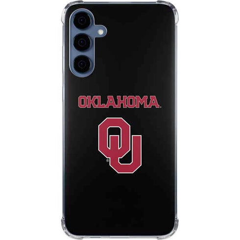 University of Oklahoma Only One Sooners Galaxy A55 5G Clear Case