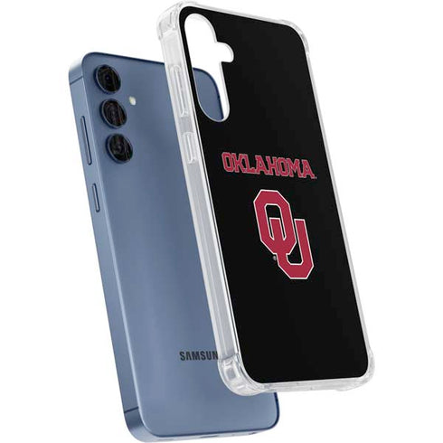 University of Oklahoma Only One Sooners Galaxy A55 5G Clear Case