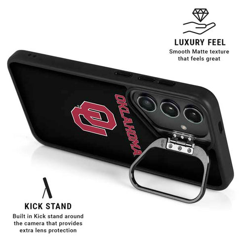 University of Oklahoma Only One Sooners Galaxy S24 FE Kickstand Case