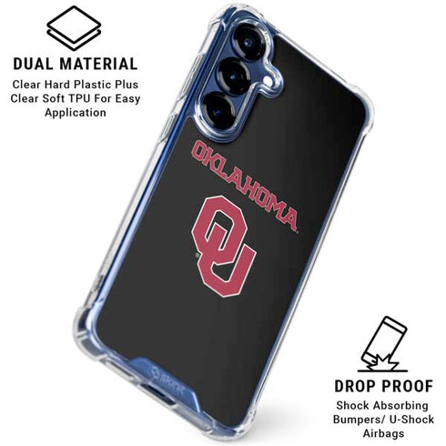 University of Oklahoma Only One Sooners Galaxy S25 Clear Case