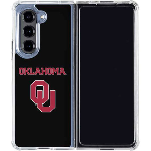 University of Oklahoma Only One Sooners Galaxy Z Fold5 5G Clear Case
