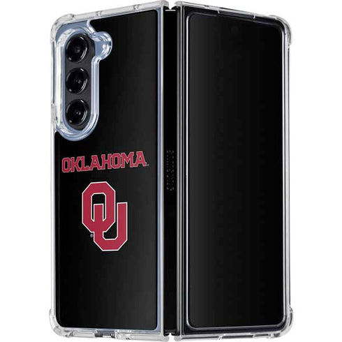 University of Oklahoma Only One Sooners Galaxy Z Fold5 5G Clear Case