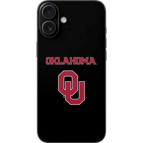 University of Oklahoma Only One Sooners iPhone 16 Plus Skin