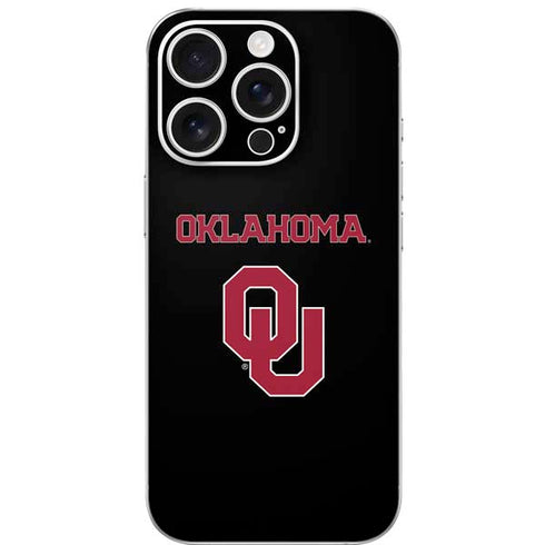 University of Oklahoma Only One Sooners iPhone 16 Pro Skin