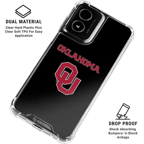 University of Oklahoma Only One Sooners Moto G Power 5G (2024) Clear Case