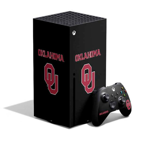 University of Oklahoma Only One Sooners XBox Series X Digital Edition Bundle Skin