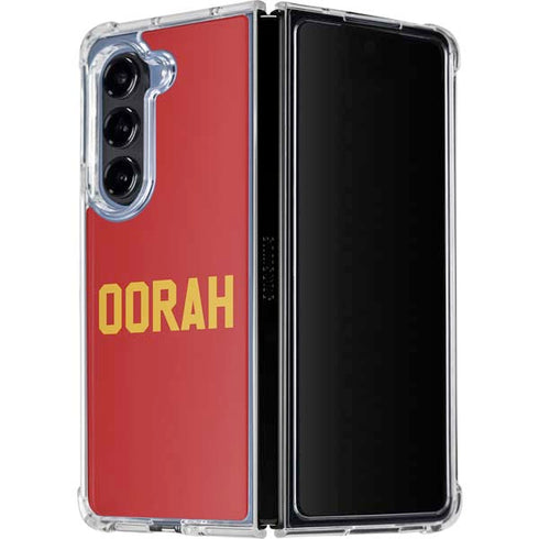 Oorah Military Galaxy Z Fold5 5G Clear Case