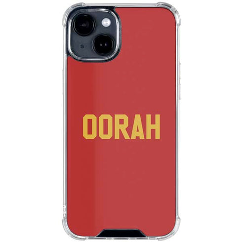 Oorah Military iPhone 15 Clear Case