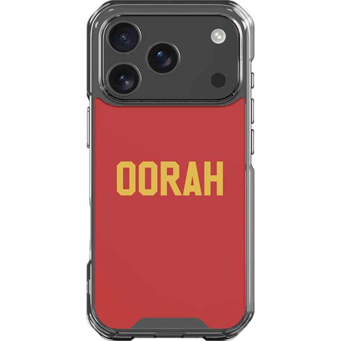 Oorah Military iPhone 18 Pro Clear Case
