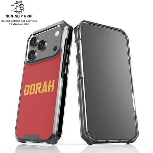 Oorah Military iPhone 18 Pro Clear Case