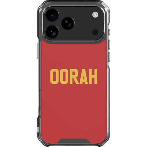 Oorah Military iPhone 18 Pro Max Clear Case