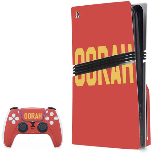 Oorah Military PS5 Pro Disk Bundle Skin